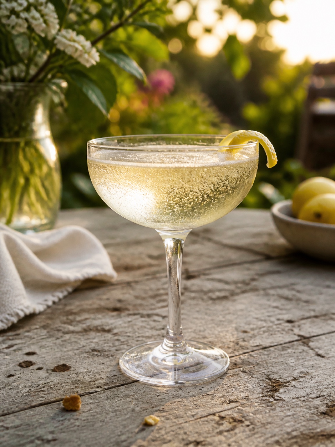 The garden French 75