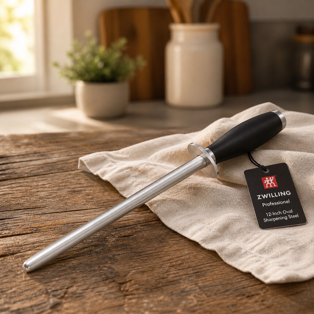 ZWILLING Professional 12-Inch Oval Sharpening Steel
