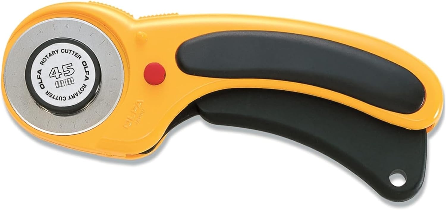 OLFA 45mm Ergonomic Squeeze-Handle Rotary Cutter (RTY-2/DX)