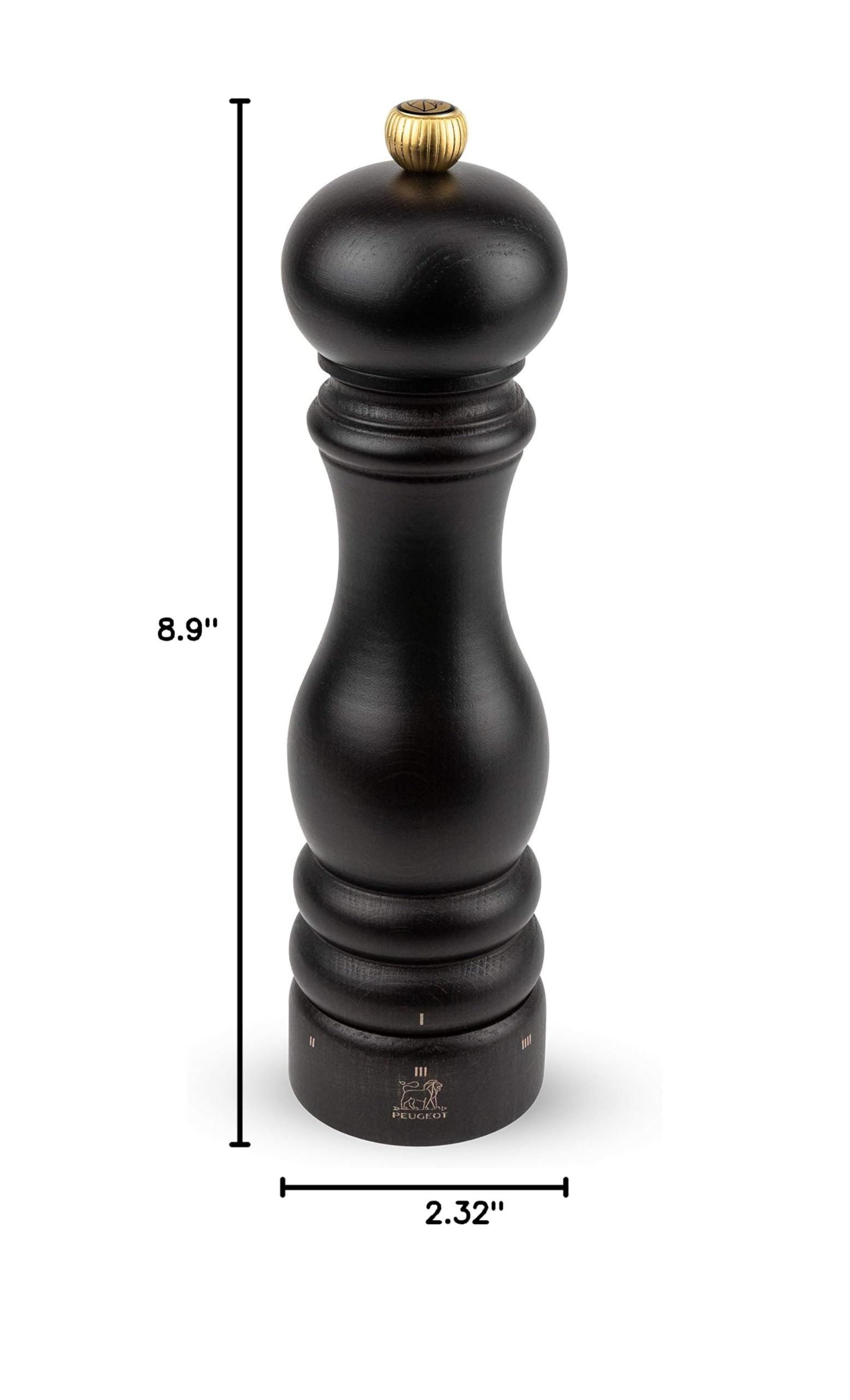 Peugeot Paris u'Select 9-inch Pepper Mill, Chocolate