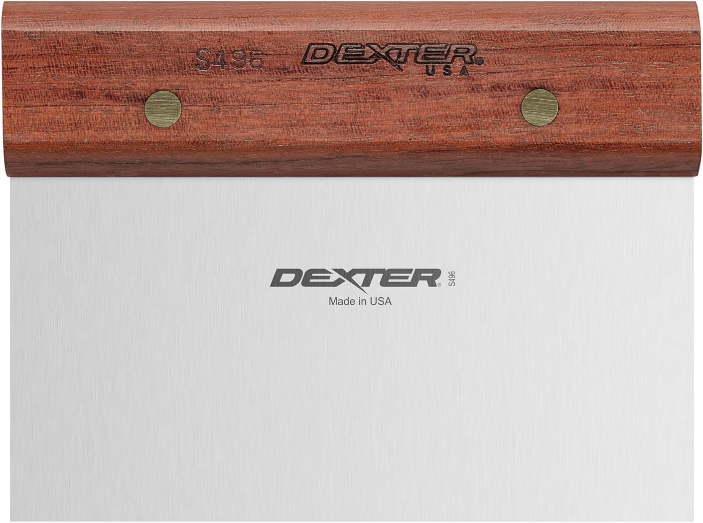 Dexter-Russell Walnut Dough Scraper, Stainless Steel