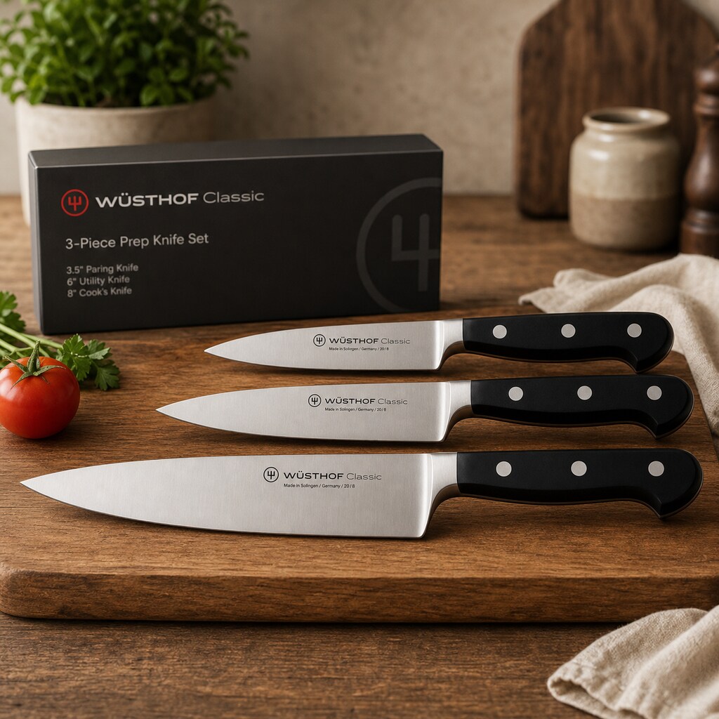 WÜSTHOF Classic 3-Piece Prep Knife Set